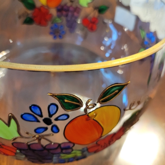 1980 VINTAGE ROMANIAN CLEAR CRYSTAL BIG BOWL, ALL HAND CRAFTED. - Picture 11 of 14